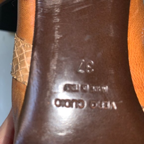 Just Cavalli Python-effect and leather ankle boots - Picture 8 of 8